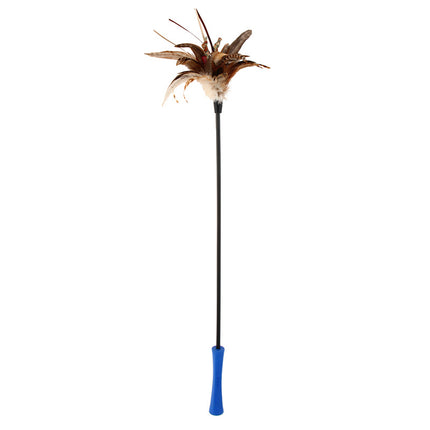 Interactive Feather Cat Teaser Wand