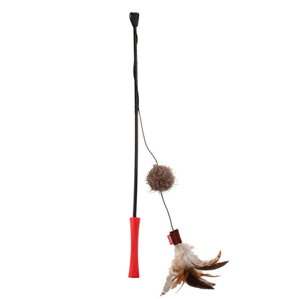 Interactive Feather Cat Teaser Wand