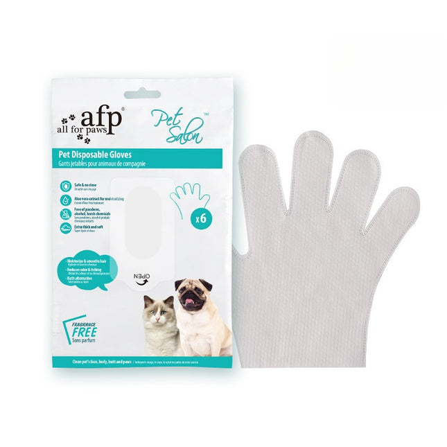 No-Rinse Pet Grooming Wipes Gloves