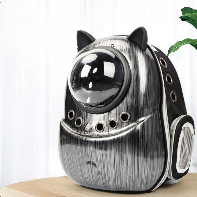 Space Capsule Pet Backpack Carrier for Cats and Small Dogs