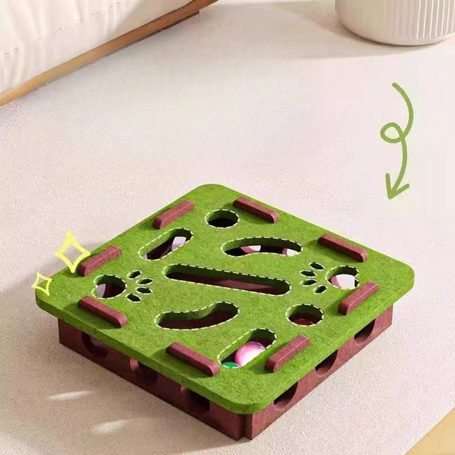 Felt Interactive Cat Puzzle Toy