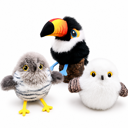 [BOGO] Interactive Chirping Bird Cat Toy - Buy 1 Get 1 FREE | Motion-Activated Flapping Wings & Realistic Sounds for Indoor Play