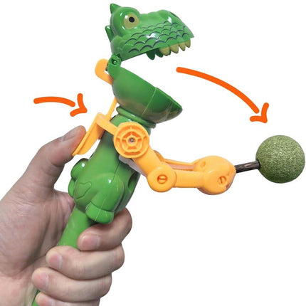 Interactive Dinosaur Toy for Cats