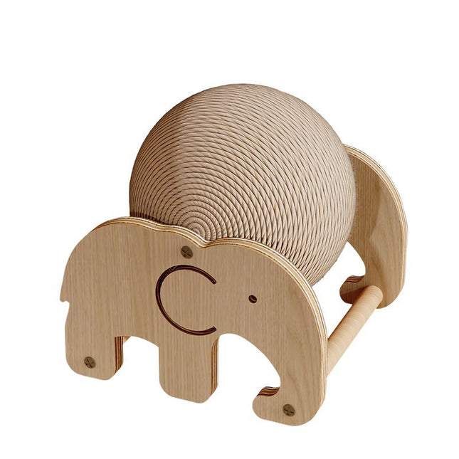 Interactive Rolling Cat Scratcher Toy