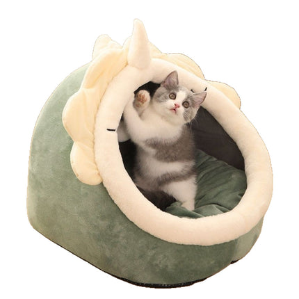 Washable Semi Enclosed Cat Bed for Kittens and Adult Cats