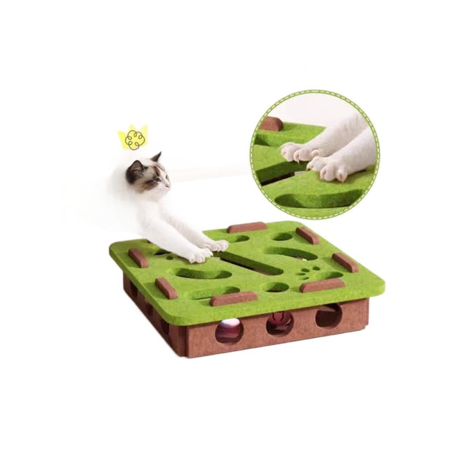 Felt Interactive Cat Puzzle Toy