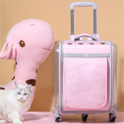 Rolling Cat Carrier Backpack