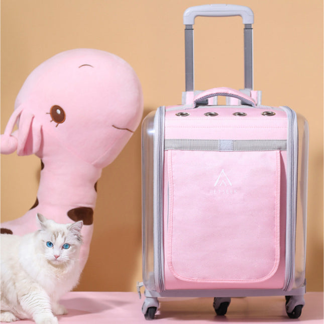 Rolling Cat Carrier Backpack