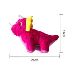 Rose red Triceratops (24 * 17cm)