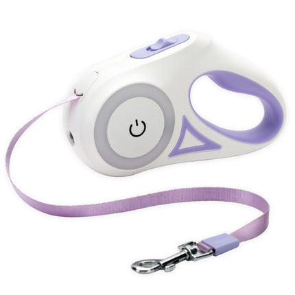 LED Retractable Dog Leash with Light for Small and Medium Dogs