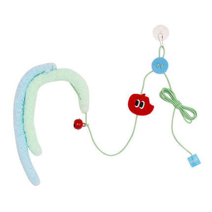 Elastic Hanging Cat Teaser Toy with Catnip