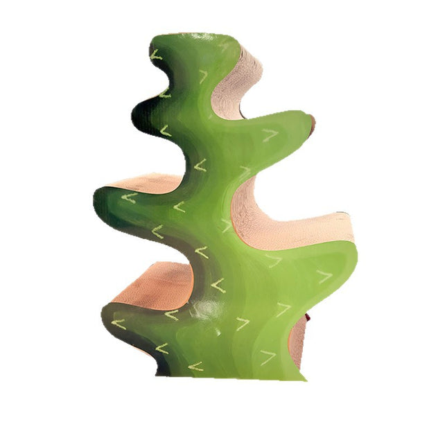 Corrugated Cardboard Cat Scratcher and Vertical Cat House