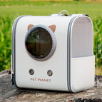 Backpack space capsule white small [within 6kg in bilateral pockets]