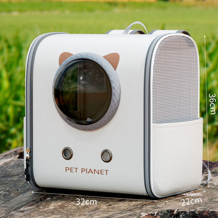 Expandable Pet Carrier Backpack with Wheels for Cats and Small Dogs