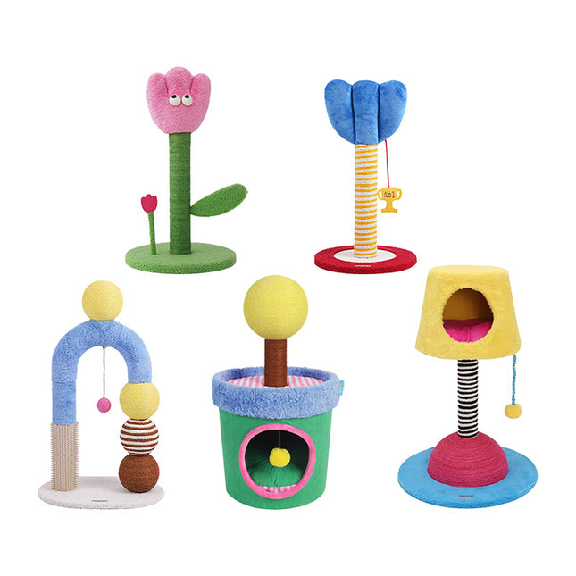 Multi-Level Cat Tree Scratching Post