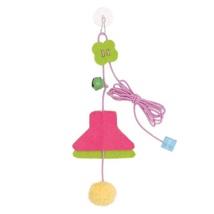 Elastic Hanging Cat Teaser Toy with Catnip
