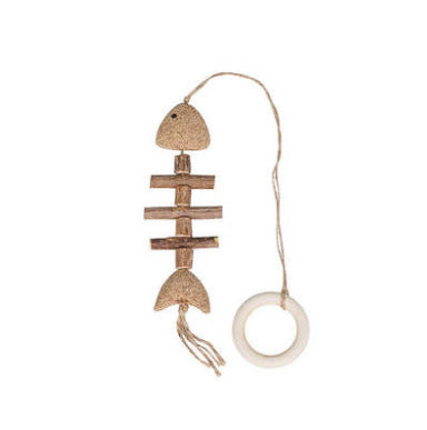 Elastic Hanging Cat Teaser Toy with Catnip