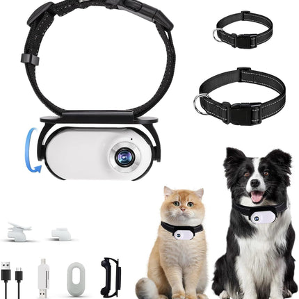 World Through Their Eyes - Mini Pet POV Camera, Ultra-Lightweight Thumb Cam for Dogs & Cats