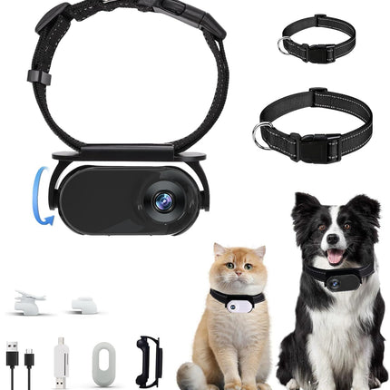 World Through Their Eyes - Mini Pet POV Camera, Ultra-Lightweight Thumb Cam for Dogs & Cats