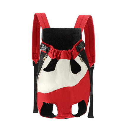 [BOGO] Hands-Free Legs-Out Pet Carrier Backpack - Buy 1 Get 1 FREE | Breathable Mesh Front Chest Pack for Dogs & Cats, Perfect for Hiking & Cycling