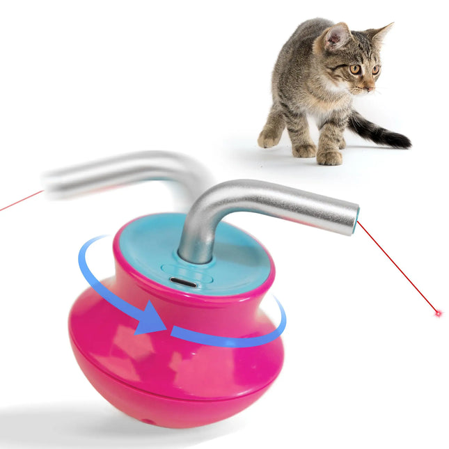 Automatic 360° Rotating Cat Laser Toy