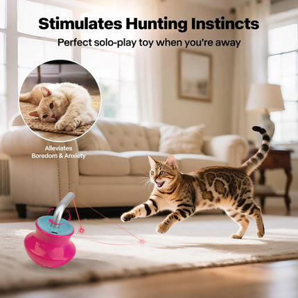 Automatic 360° Rotating Cat Laser Toy