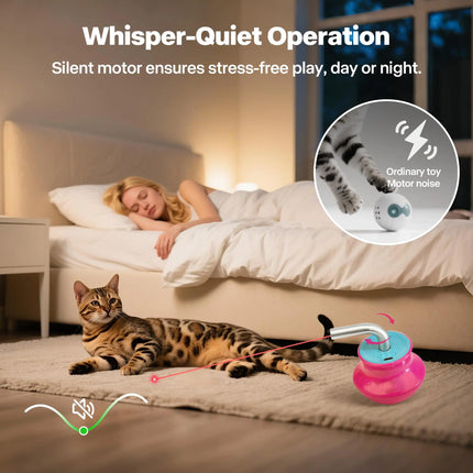 Automatic 360° Rotating Cat Laser Toy