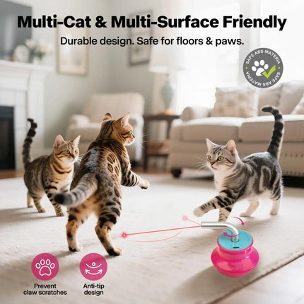 Automatic 360° Rotating Cat Laser Toy