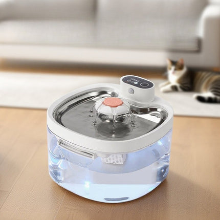 Wireless Motion Sensor Cat Water Fountain