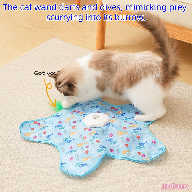 Interactive Cat Burrow Enrichment Toy