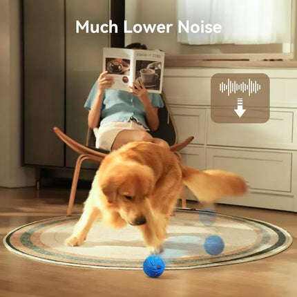 Interactive Automatic Moving Dog Ball Toy