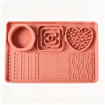 Silicone Slow Feeder Lick Mat Puzzle Toy for Pets